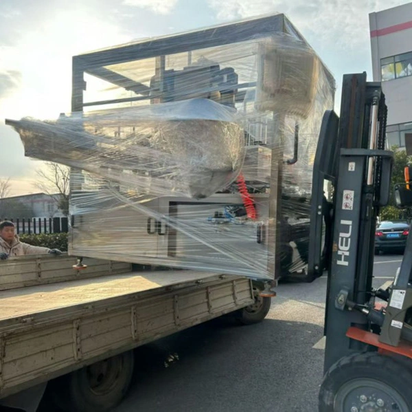Irregular Cosmetic Bottle Labeling Machine - export wooden crate packaging