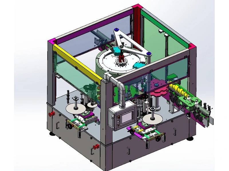 Square Cosmetic Jar Labeling Machine