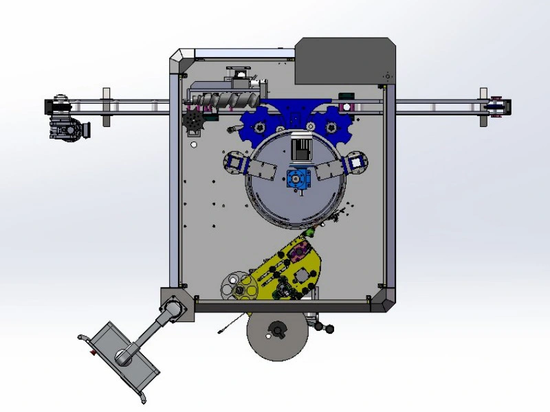 Square Cosmetic Jar Labeling Machine